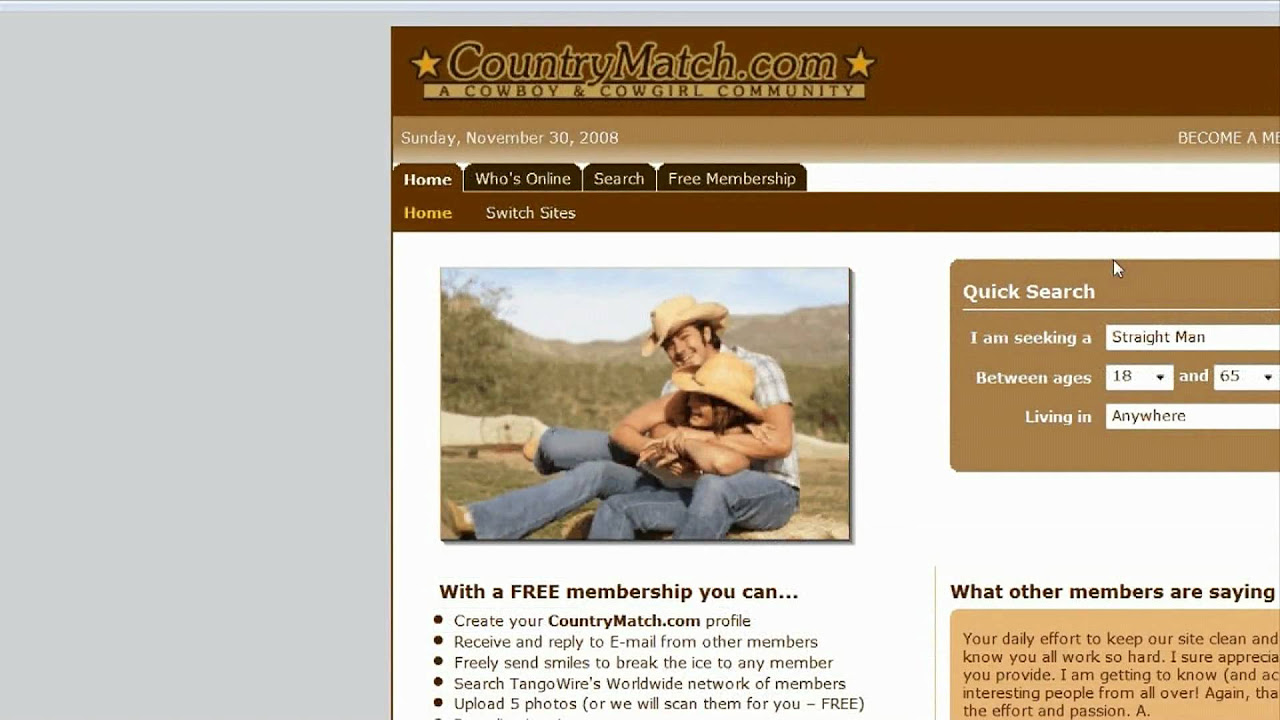 samples of dating site profiles